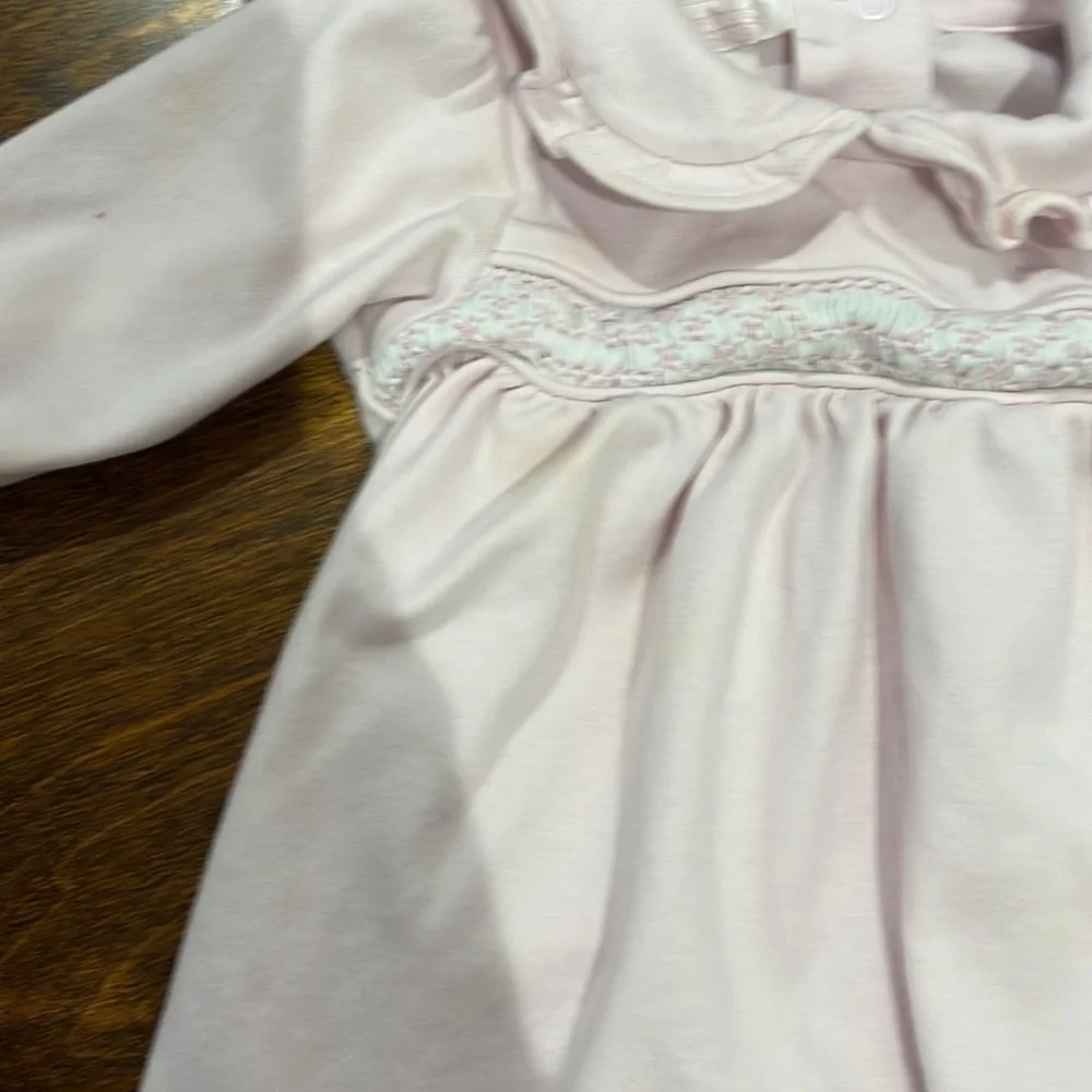 Kissy Kissy Pink Ruffled Kids Dress - Picture 3 of 3